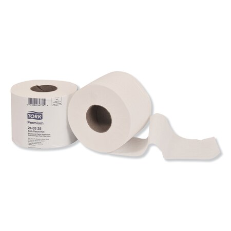 Tork Tork Toilet Paper Roll White T34, Premium, 2-ply, 48 x 625 sheets, 246325, PK48 246325